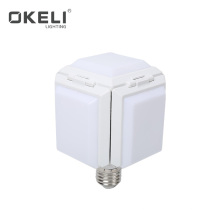 OKELI Super Bright Ceiling No UV emissions E27 B22 35W Four Leaf Foldable Fan Led Bulb Light